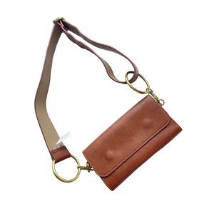 Anthropology womens Siri belt bag NEW tan